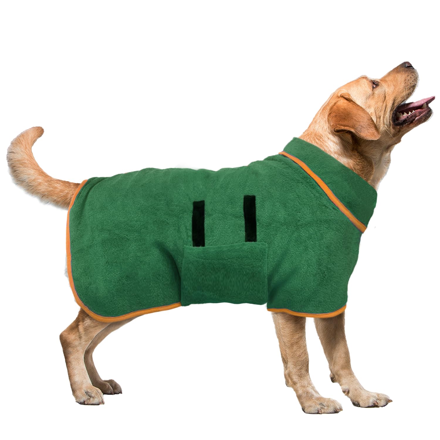 Microfiber dog drying coat