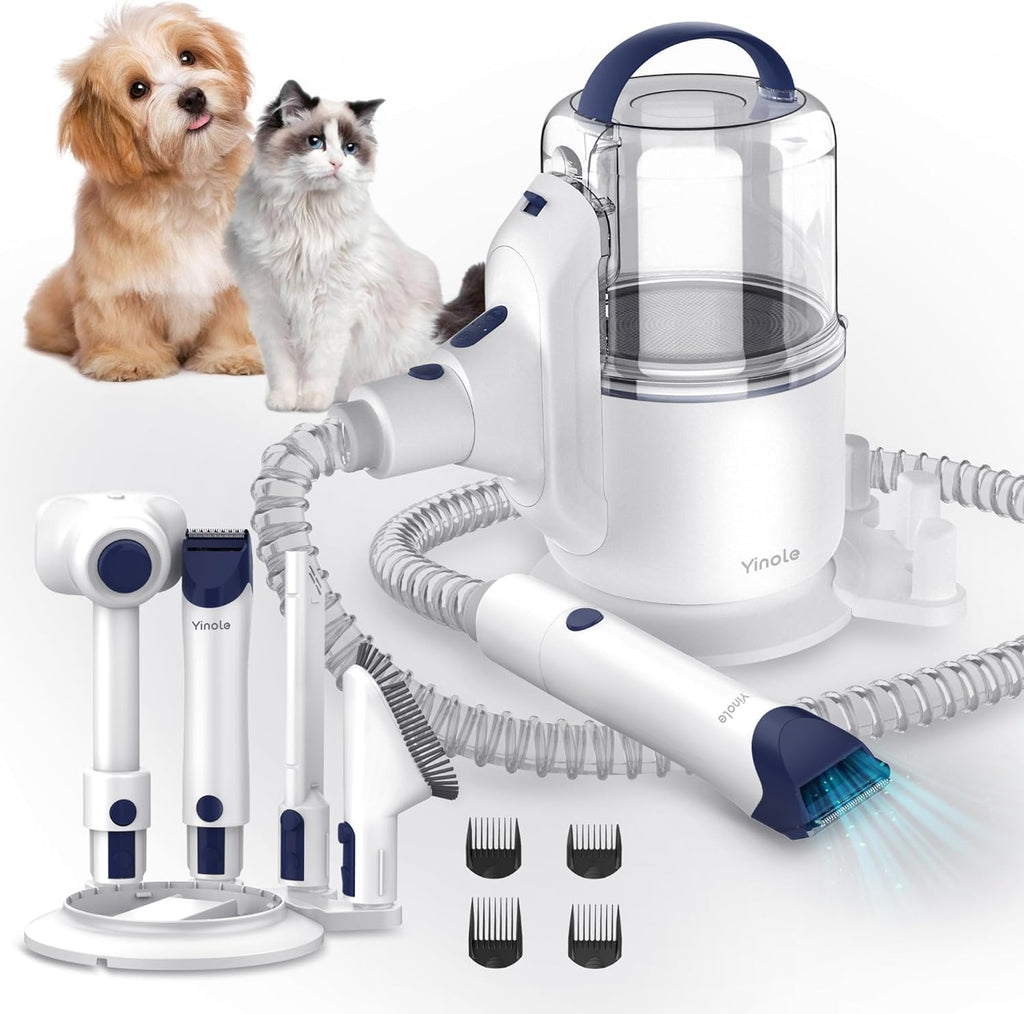 All-in-One Dog Grooming Vacuum Kit
